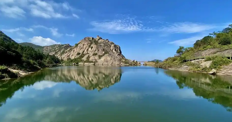 温州大罗山/光岙/山鸡坑水库海拔580米/度山林场/龙脊/石竹登山步道一