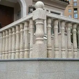 石材围栏大理石栏杆护栏户外楼梯扶手花岗岩石头柱子别墅庭院家用