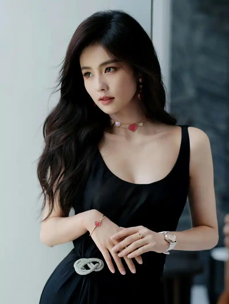 白鹿最新造型状态好好啊,端庄秀丽,身材玲珑有致,肤白貌美大长腿! #白