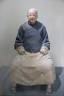 张明山作品,清代人物肖像天津古文化街泥人张天津古文化街泥人张天津