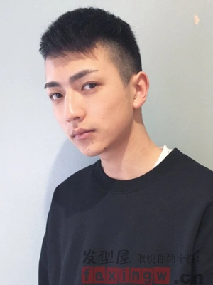 男士无刘海短发发型清爽时尚又帅气