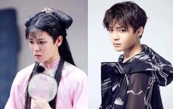 "男扮女装"的男明星:胡歌妖娆,侯明昊小仙女,就他辣眼睛_时候_女孩子