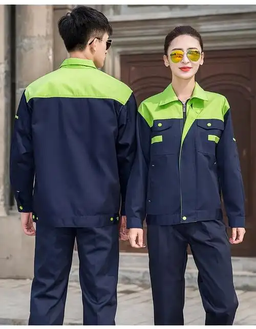 高端品质建筑工人工作服冬装反光条男长袖工厂工地灰色劳保套装秋定制