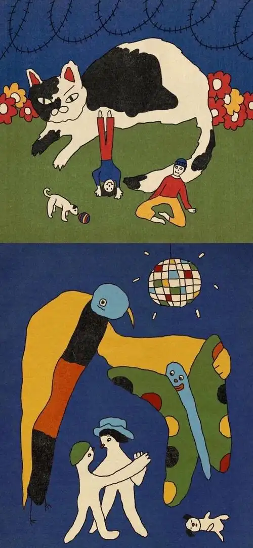 复古风拼接壁纸 太好看了 全面屏手机壁纸无水印