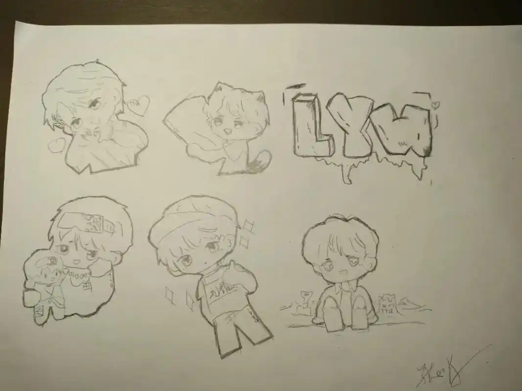 刘耀文 #日常瞎画 #神图的诞生 #q版人物 #从漫画里走 - 抖音