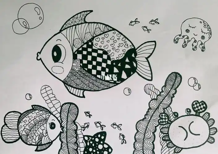 线条画绘画不一样的美