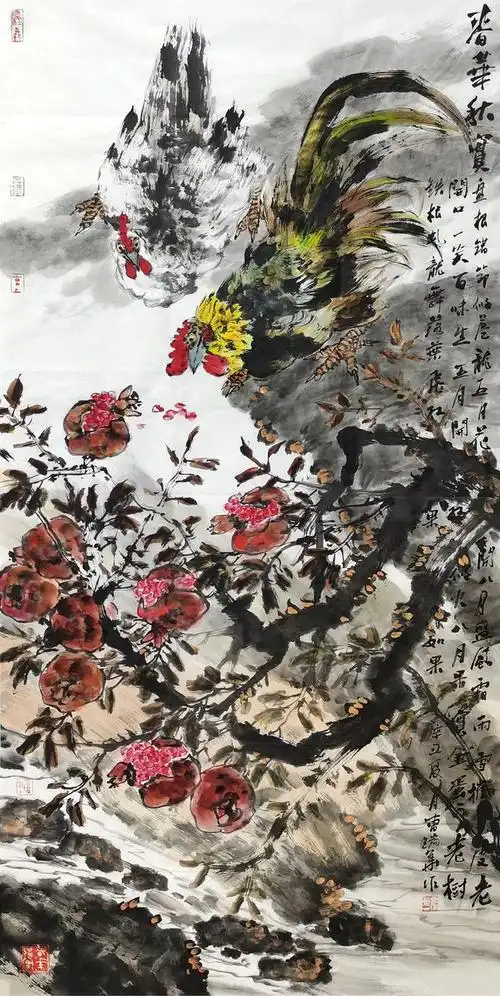 名家风采著名画家曹瑞华花鸟画作品欣赏