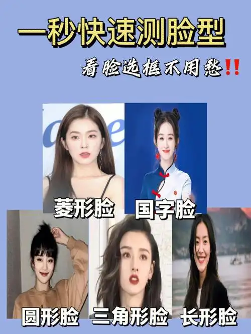 061秒快速测脸型看脸选框不再愁7575