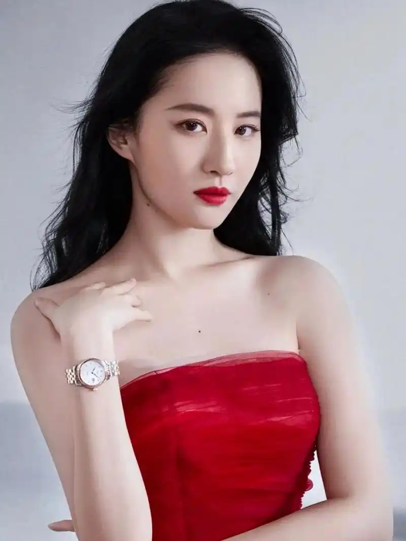 红衣气质美人 #刘亦菲