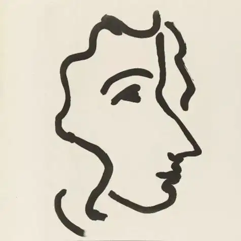 头像极简线条抽象艺术