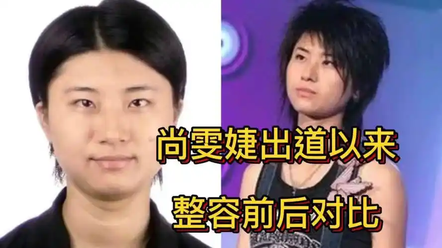 尚雯婕出道以来,整容前后对比_尚雯婕_对比