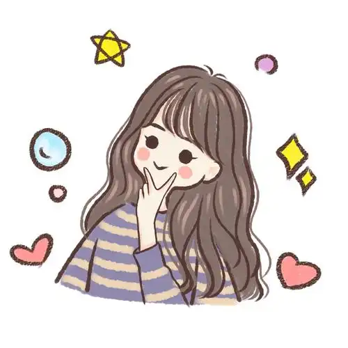 自画像情侣头像人物画人物卡通人卡通可爱漫画网红笔画手绘真人漫画