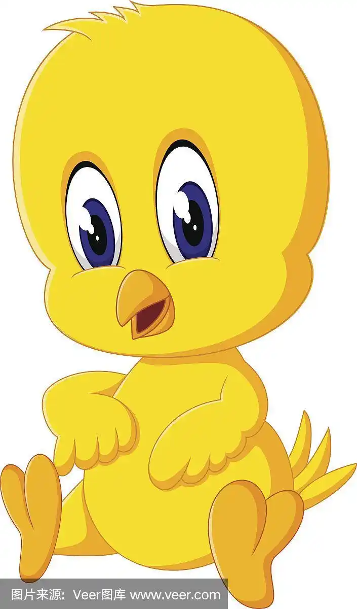 卡通可爱的鸡
