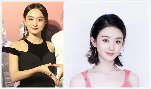 而撞脸的故事不止是童瑶,扮演白蕊姬的何泓姗就让不少人误认是赵丽