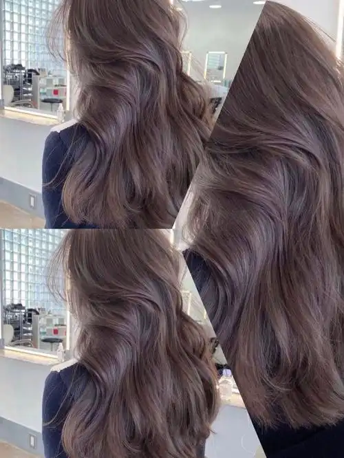 73如果你担心头发染色会掉成黄黄的不如来试试紫灰色越掉色越美丽