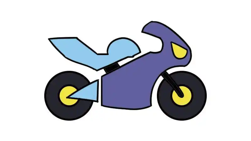 摩托车简笔画怎么画 怎么画摩托车简笔画简单又漂亮 - 童乐福儿童网