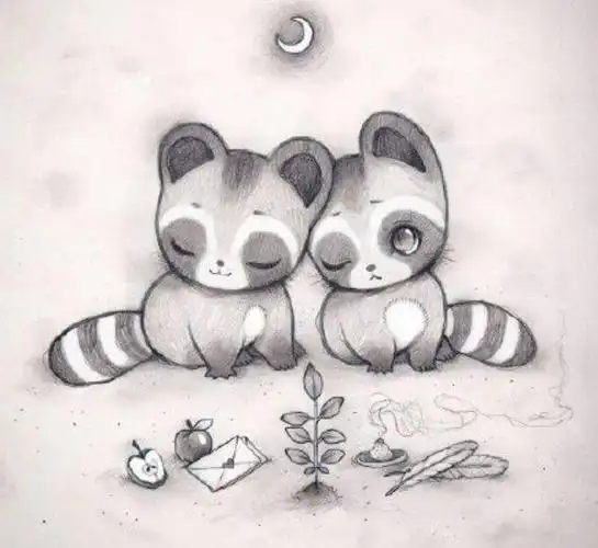 彩铅插画超萌的彩铅手绘小动物插画这群乖巧小家伙实在太可爱了