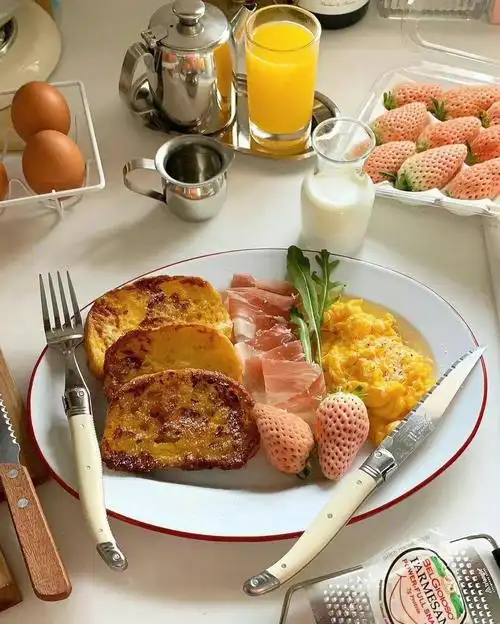 丰盛的早餐可以让人开心一整天00