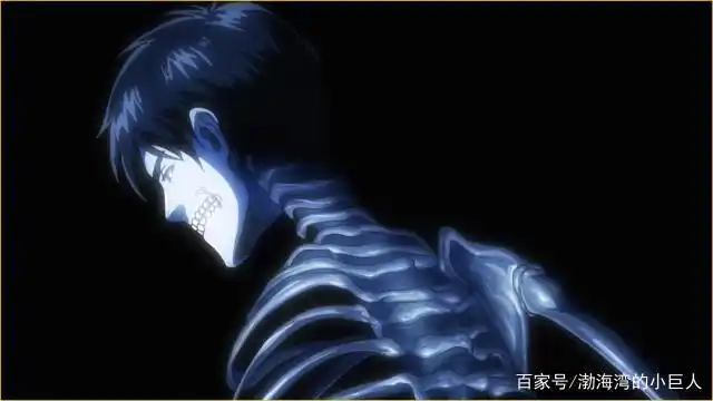 骨架就是艾伦本体 骨架巨人再庞大,从整体看上去,还是一个脑袋下面