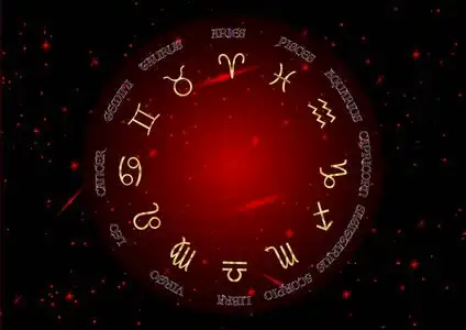 金星的符号设置生肖图标,金星星座,金象星座.星座星座.占星术符号集.