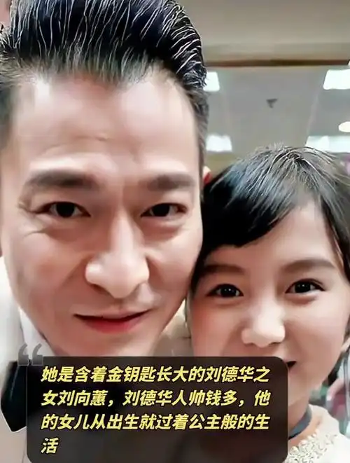 她是含着金钥匙长大的刘德华之女刘向蕙,刘德华人帅钱多