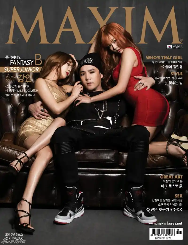 组图:sj强仁紧搂美女左拥右抱 银赫独身显孤单_高清图集_新浪网