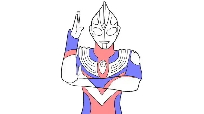 小学生简笔画奥特曼小学生画奥特曼简笔画