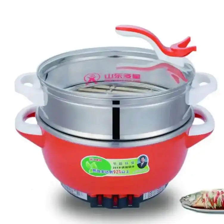 多星锅 一款可以煎炸炒烙蒸焖涮的多功锅.