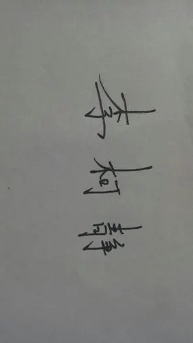 求手写大神帮忙手写一个名字"李柯静",速求,感激不尽