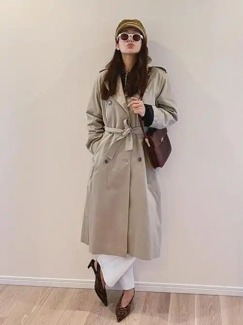 经典法式风衣穿搭