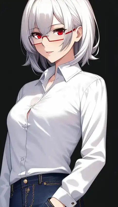 牛仔短裤 白衬衫,yyds.#二次元 #动漫壁纸 #动漫少女 - 抖音