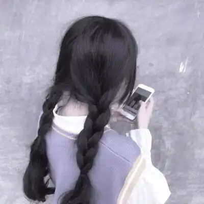 少女软妹真人双马尾部位头像