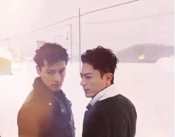 胡歌霍建华组cp 情人节雪中秀恩爱