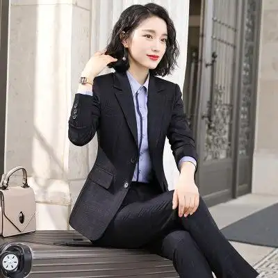 mr female/女先生女士套装 西服套装女时尚气质韩版职业装西装套裙