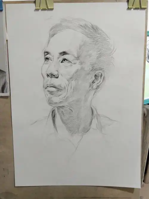 利用简单的步骤画素描头像
