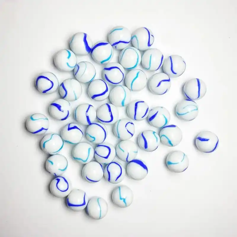 16mm25mm玻璃球弹珠各种花纹样式 - 抖音
