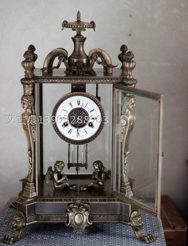 仿古钟表 古典钟表 欧式 珐琅机械钟