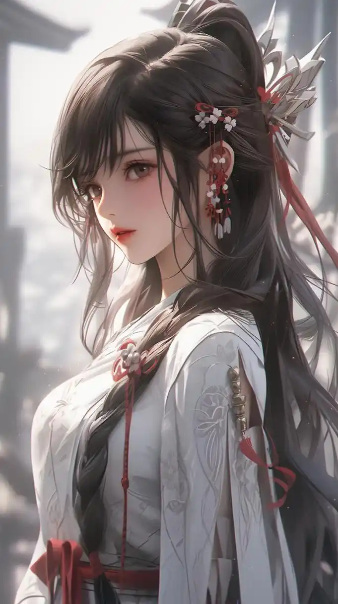 二次元# #古风# #二次元美女# #古风美女# 行走于尘世间,洒下恬静的