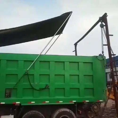 自卸车自动篷布环保盖篷布卷蓬卷筒盖布