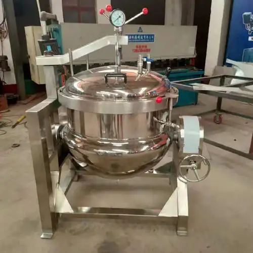 全自动高压蒸煮锅 蒸汽加热蒸煮锅 盛耀高压煮粥锅