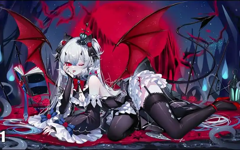 【wallpaper engine】4k最惊艳的二次元壁纸推荐 #148 极限过审_哔哩