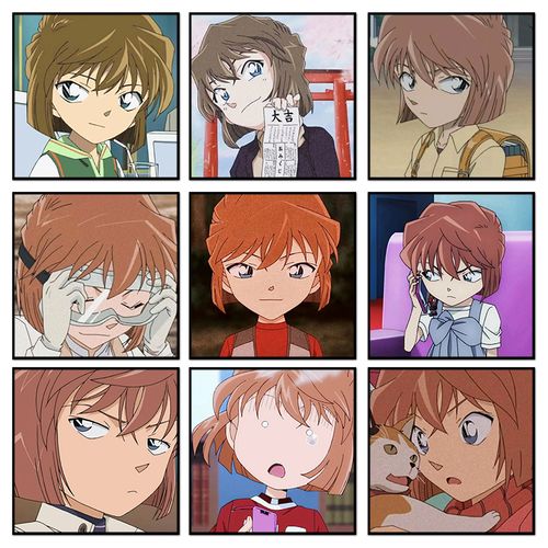 卡通动漫名侦探柯南灰原哀diy数字油画手绘家居客厅卧室装饰挂画