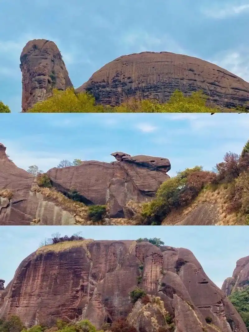 龟峰:你长得真是龟 位于弋阳县的龟峰风景区,可谓是一片由巨石组成的