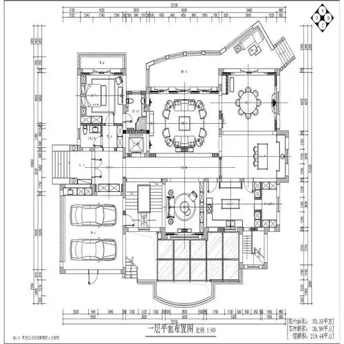 上海圣安德鲁斯庄园1200平欧式风格装修效果图