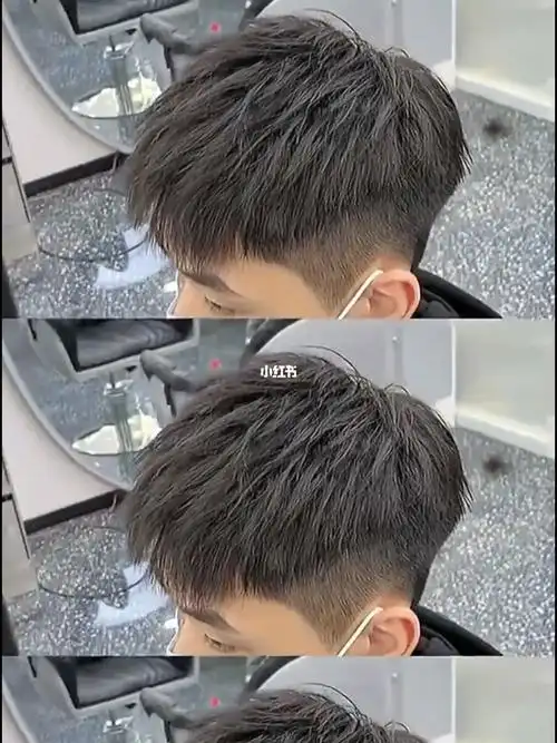 男士烫发男生发型摩根碎盖发型95这款男士发型微分一下可以修饰高