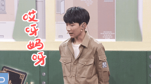 哎呀妈呀tfboys王源王牌对王牌真人秀搞笑gif动图_动态图_表情包下载