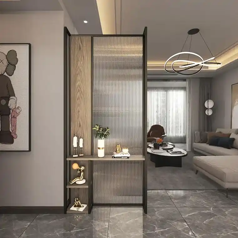 入户玄关柜隔断柜现代置物架客厅进门屏风9.入户玄关柜隔断柜现 - 抖