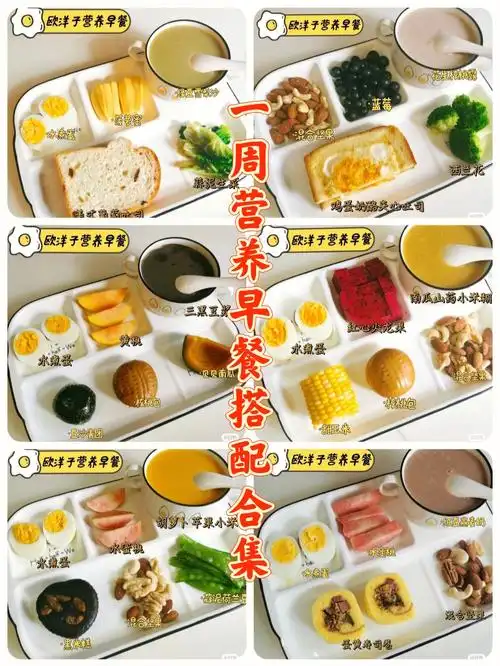 儿童长高秘诀92一周营养早餐搭配合集766