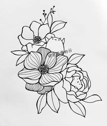 零基础也可以画出好看的画,分步骤教你画朵清新的花朵