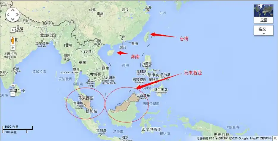 马拉在哪里,马来西亚